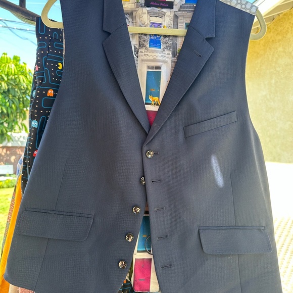Ted Baker London Dark Gray Men's Vest - Picture 1 of 9